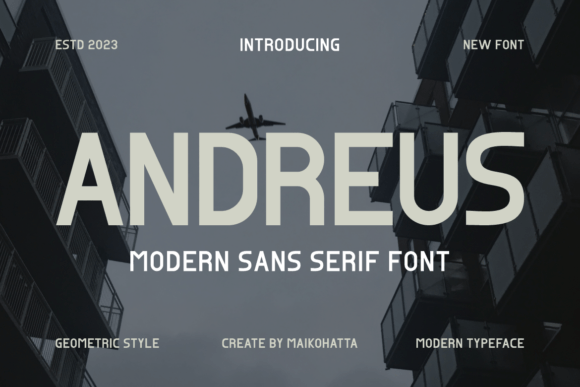 Andreus: A Versatile Sans Serif Typeface for Editorial Design