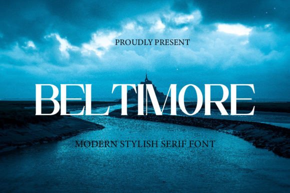 Beltimore: A Modern Serif Font for Digital Design