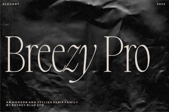 Breezy Pro: A Serif Font That Makes Your Brand Feel Thoughtful & Timeless