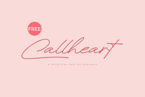 Callheart: A Modern Script Font for Digital Branding