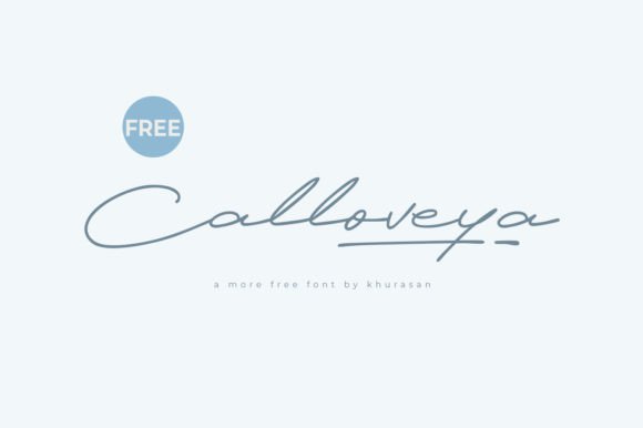 Calloveya: A Clean, Elegant Script Font for Digital Branding