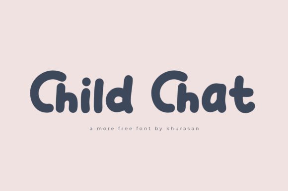 Child Chat: A Playful Display Font That Delivers Personality