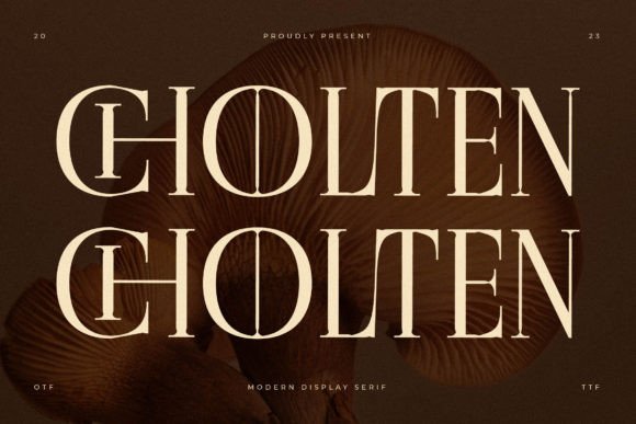 Cholten: A Serif Typeface That Anchors Luxury in Digital Campaigns