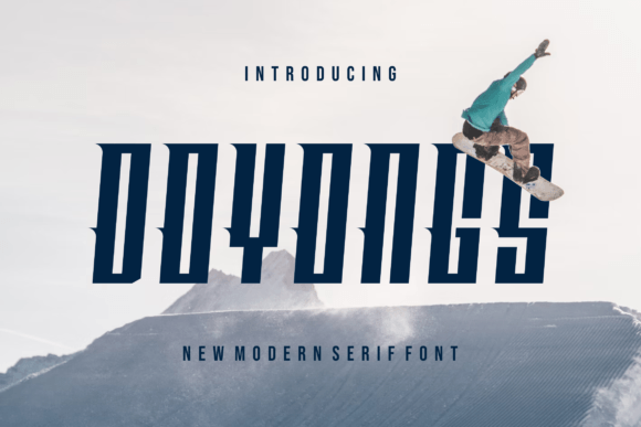 Doyongs: A Bold, Warm Display Font That Earns Its Space