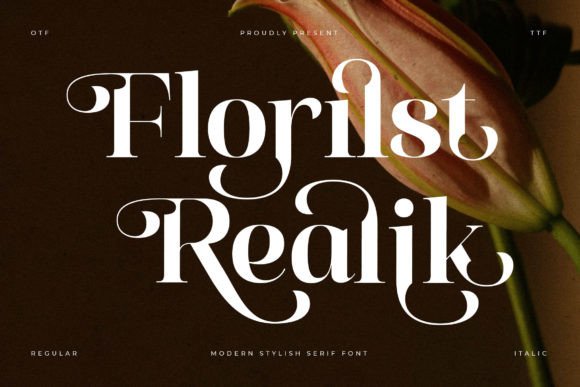 Florilst Realik: A Serif Font That Earns Its Space in Real Campaigns