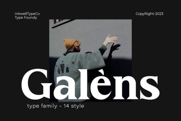 Galens: A Thoughtful Serif Typeface for Editorial Design