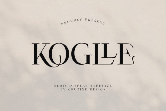 Koglle: A Confident Modern Serif Font for Digital Branding