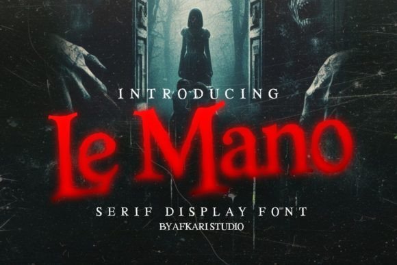 Le Mano: A Serif Display Font for Elegant Digital Branding