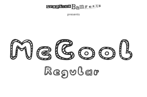 Mccool Font: Bold, Fun & Perfect for Handmade Labels & Printables