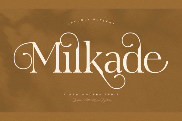 Milkade: A Serif That Feels Like Warm Light