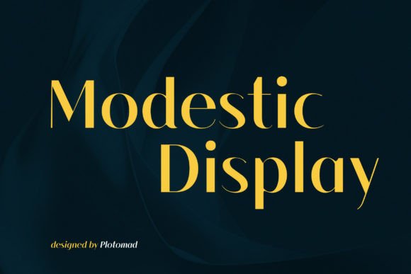 Modestic Display Bold: A Modern Editorial Typeface