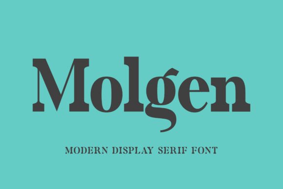 Molgen: A Serif That Speaks With Quiet Authority