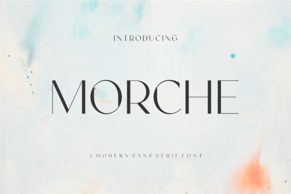 Morche: A Modern Sans Serif Font for Digital Clarity