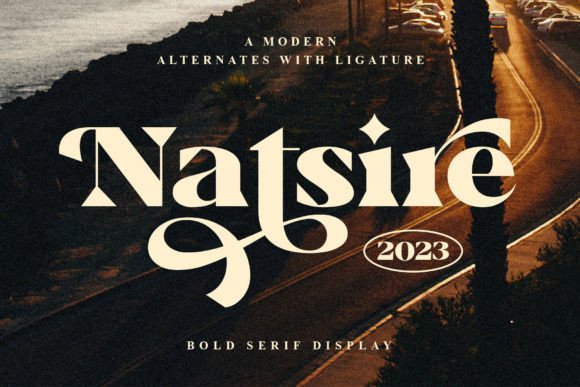 Natsire: A Sharp, Modern Serif for Bold Brand Statements