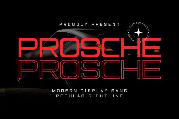 Prosche: A Modern Display Sans Serif for Editorial Design