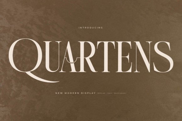 Quartens: A Serif Typeface That Elevates Your Brand