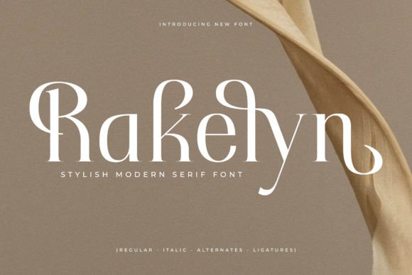 Rakelyn Serif Typeface for Scroll-Stopping Brand Content