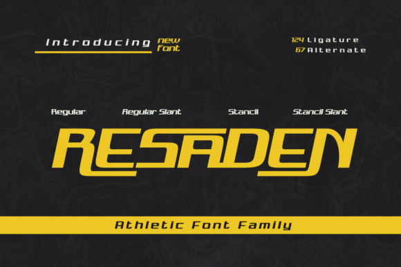 Resaden: A Bold Display Font That Delivers Energy Without Overcomplicating