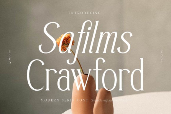 Safilms Crawford: A Serif Typeface That Makes Your Campaign Stand Out