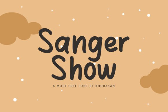 Sanger Show: A Modern Display Font for Digital Branding