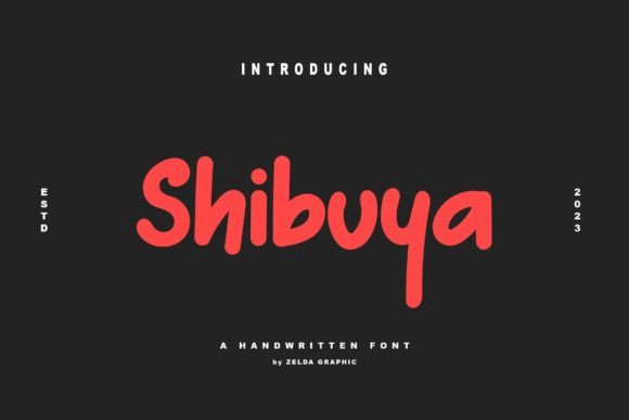 Shibuya: A Display Font That Makes Your Campaign Stand Out