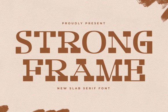 Strong Frame: A Serif Typeface for Quiet Confidence