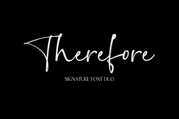 Therefore: A Script & Serif Duo for Thoughtful Typography