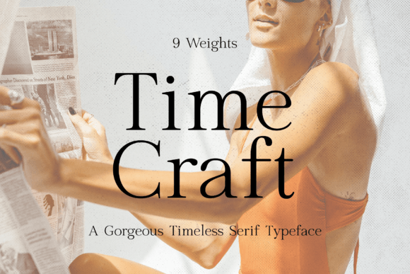 Time Craft: A Serif Font That Feels Like a Design Collaboration