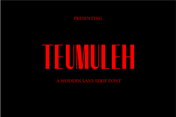 Tumuleh: A Modern Rough Sans Serif Font for Digital Branding