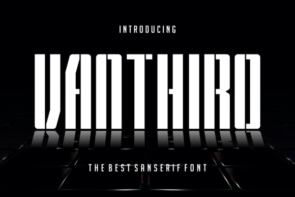 Vanthiro: A Display Font That Cuts Through the Feed