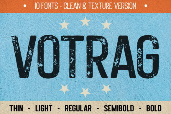 Votrag: A Modern Sans Serif Font Collection for Crafters & Sellers