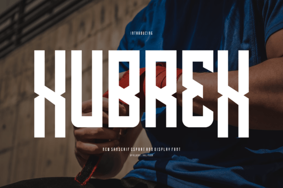 Xubrex: A Bold Sans Serif Font for Crafters & Sellers