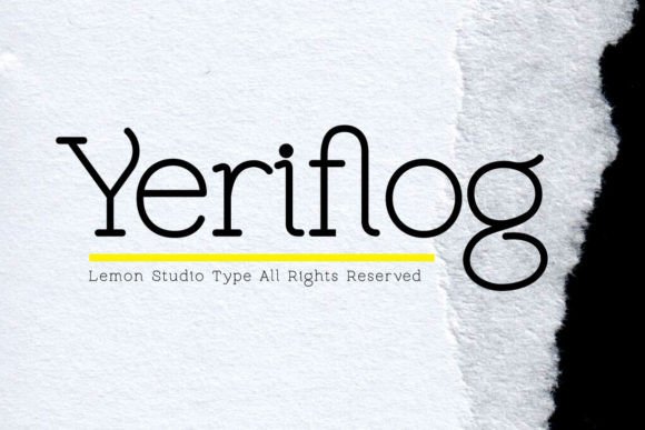 Yeriflog: A Slab Serif That Feels Like a Thoughtful Pause